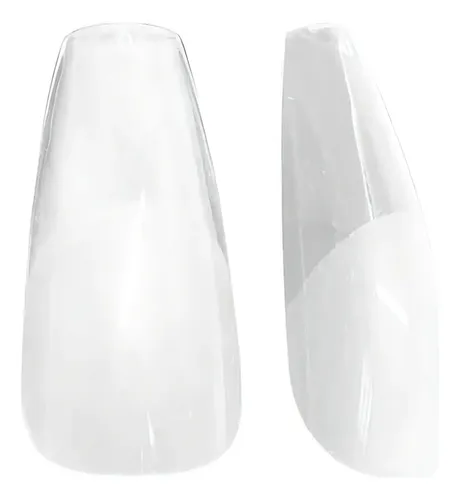 Tips De Uñas Soft Gel Bompassy X600 Piezas Coffin M