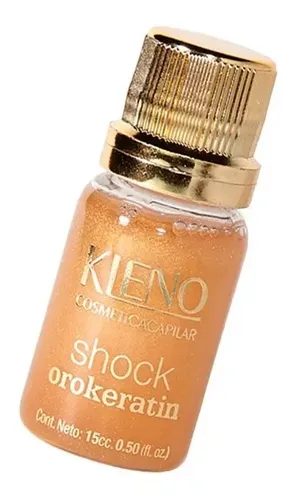 3 Ampollas Shock Keratina Oro Kleno Egyptian Gold 24k