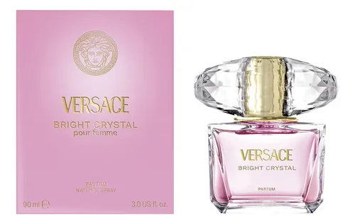 Perfume Versace Bright Crystal Parfum Floral Frutal 90ml Mujer