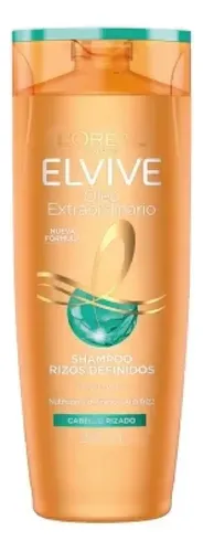 Shampoo Elvive Óleo Extraordinario Rizos Definidos X 200 Ml
