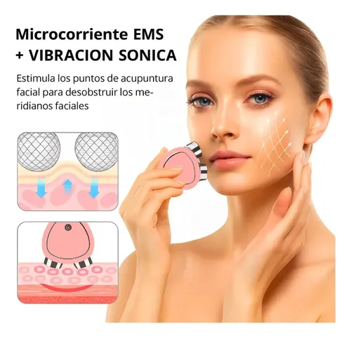 Pack de Masajeadores Faciales Microcorriente RelexTech para Reducir Papada con Gel
