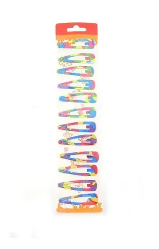 Hebillas Y Broches Para El Pelo Iko Shop Tic&tac Color Camuflada – Pack De 12