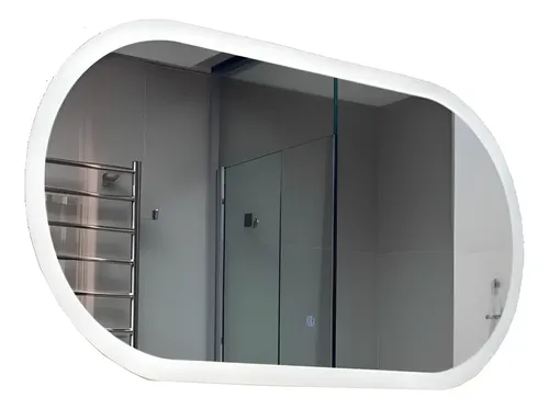 Aplique Espejo Luz Led Tactil Ovalado Horizontal Baño N10