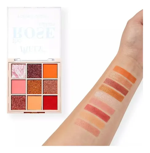 Paleta De 9 Sombra Ojos Mely Rose Edition Maquillaje