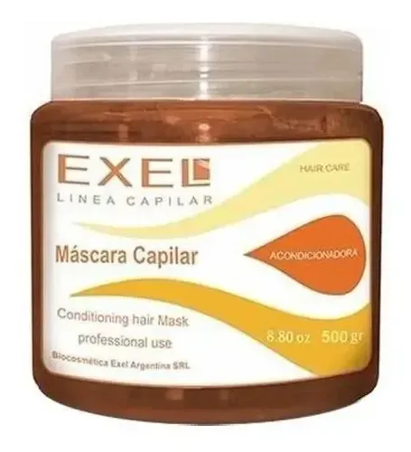Mascara Capilar Exel Keratina 500 Gr Baño De Crema