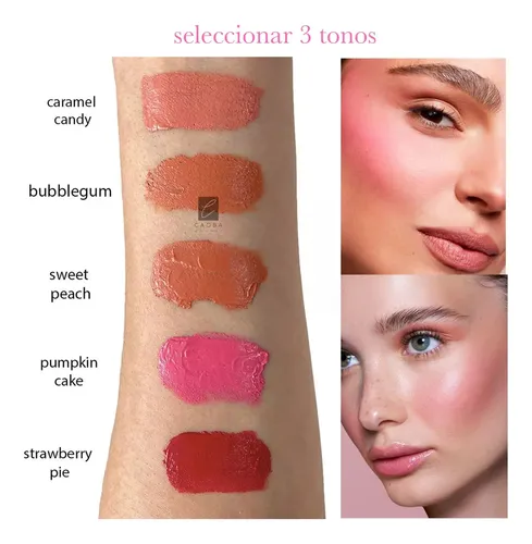 Combo X3 Rubores Liquidos Cheek To Cheek Ruby Rose Original