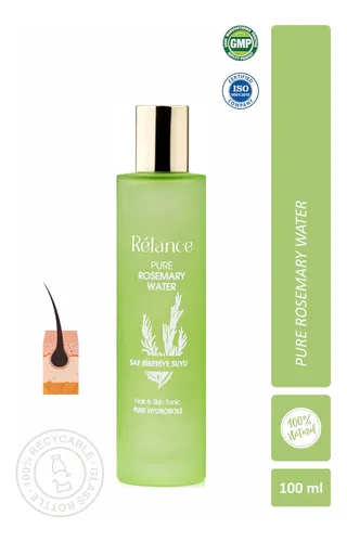 Pure Rosemary Water Hair And Skin Tonic, Hydrosol Spray,