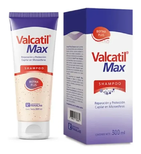 Shampoo Valcatil Max Tratamiento Anticaida Cabello 300 Ml