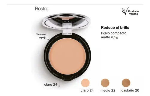 Polvo Compacto Matte Natura Faces