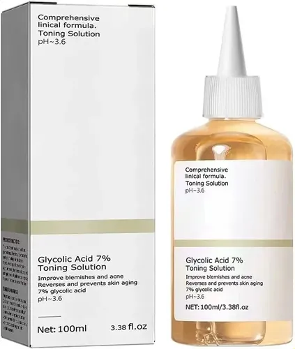 Solución Tonificante De Ácido Glicólico Al 7% De 100 Ml Para