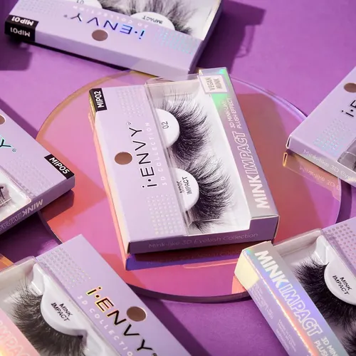 Pestañas Postizas 3d Veganas I-envy Natural A Dramático