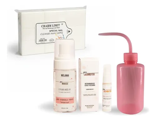 Kit Para Limpiar Rostro Y Pestañas Skincare Melania Micelar