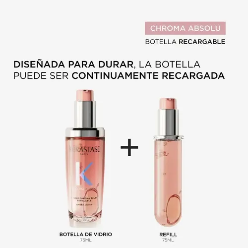 Aceite Capilar Refill Cabellos Teñidos L’Huile Cicagloss Chroma Absolu Kérastase 75ml