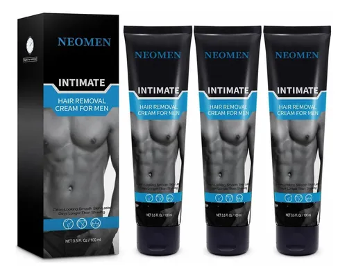 Crema Depilatoria Para Hombres Neomen 3×3.5 Oz Aloe E