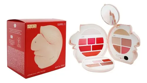 Pupa Set De Maquillaje Squirrel 3 Ardilla Color Salmon