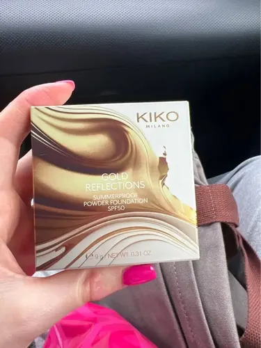 Kiko Milano Gold Reflections Base Polvo Spf50 Summerproof