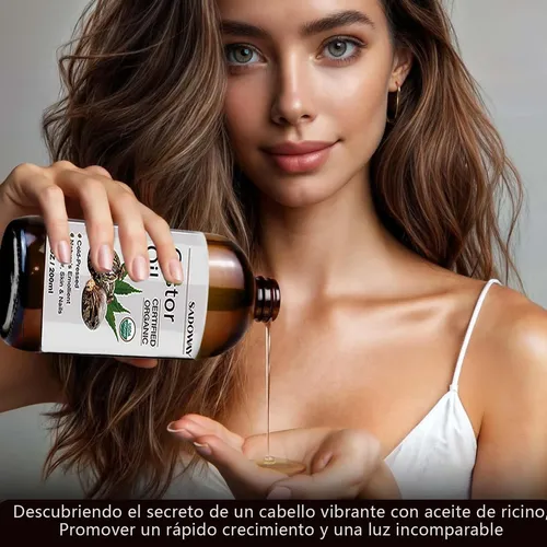Aceite De Ricino Puro Prensado En Frío Para El Cuidado Personal