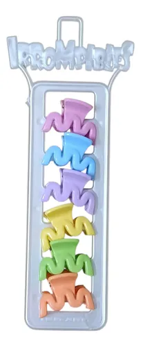 Hebillas Broche Pelo Irrompibles Mini 2 Blister X 6 Unid