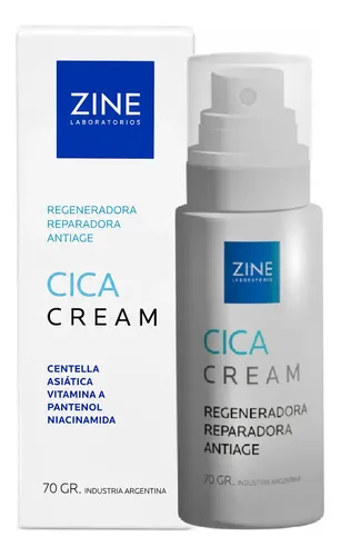 Crema Cica Cream Regeneradora Y Reparadora 70ml Zine
