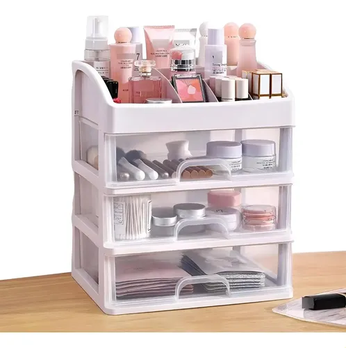 Organizador De Maquillaje Para Tocador Con 3 Cajones D