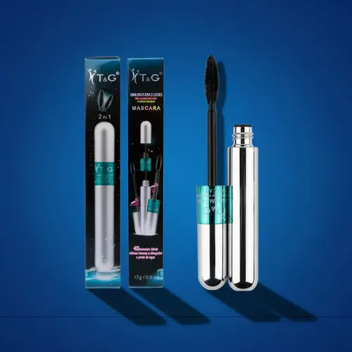 Rimel Mascara 4d Alargadora Extra Volumen 2 En 1 Dos Pasos
