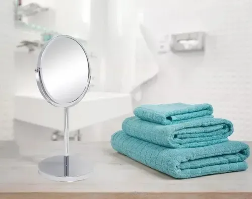 Espejo De Pie Para Maquillaje Con Aumento 18 Cm De Diámetro