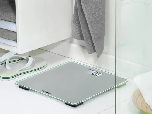 Balanza De Baño Digital Leifheit Soehnle Compact 300 Silver Color Plateado
