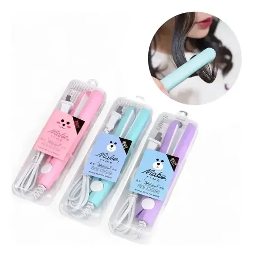 Beauty Mini Plancha Flequillo Viajera Colores Portatil Pelo