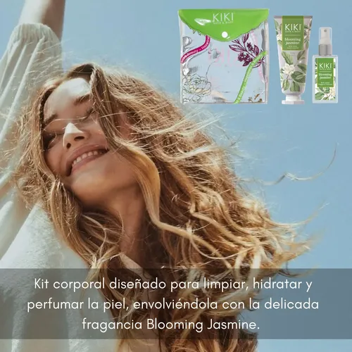 Kiki Locion Splash Set Corporal Bloomng Jasmin Sensual Gift