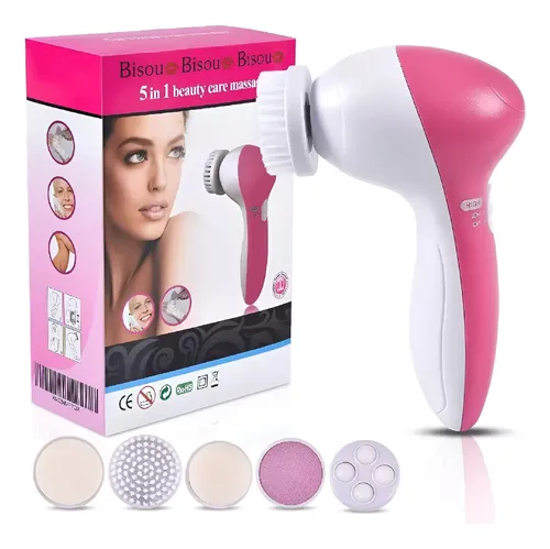 Limpiador Facial Cepillo Masajeador Exfoliante 5 En 1 A