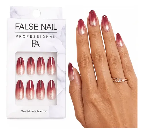 Pegatinas Para Uñas 72pzs No Requiere Removedor Fuerte 01