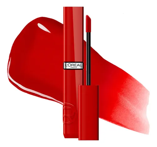 Labial Brillante Laque Resistance De L’oréal Paris Red Bisou 415