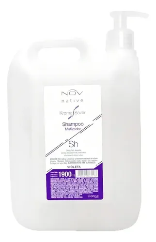 Nov Shampoo Kroma Saver Matizador Violeta Rubios X 1900 Ml