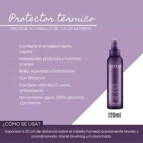 Kit 18 Protectores Térmicos Anti-age Caviar Fidelite X 120ml