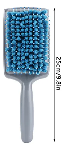 Peine Para Secar El Cabello, Azul, Absorbente, Anticaspa, An