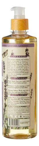 Jabón Facial Y Corporal Dr. Jacobs Naturals Lavender 473 Ml