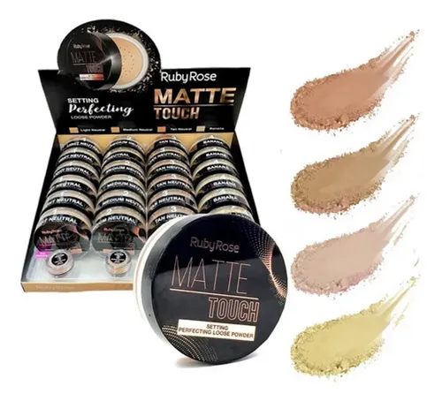 Polvo Volatil  Loose Powder Matte Touch Ruby Rose