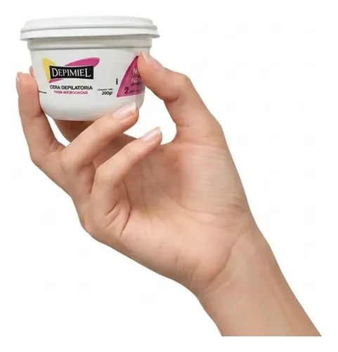 Cera Depilatoria Depimiel Microondas Natural Con Miel X 200g