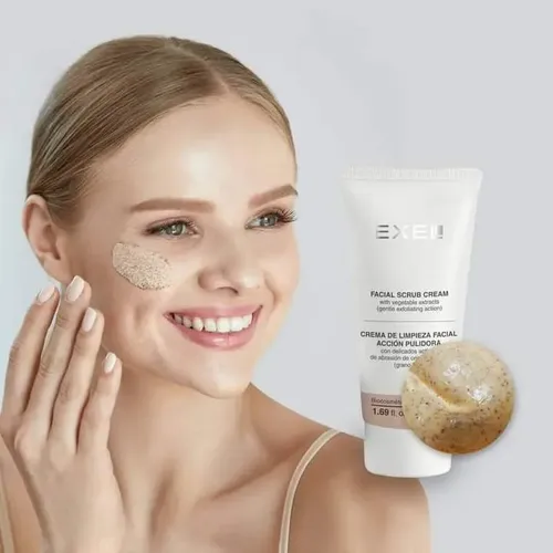 Crema De Limpieza Facial Exfoliante Acción Pulidora Exel