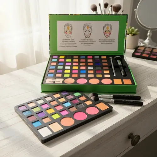Set Maletin Sombras 56 Tonos Y Brochas Idea Regalo Navidad