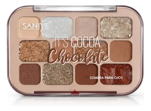 Paleta de Sombras Saniye Its Cocoa Chocolate de 12 Tonos
