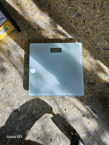 Balanza Digital De Baño Con Plataforma De Vidrio Templado