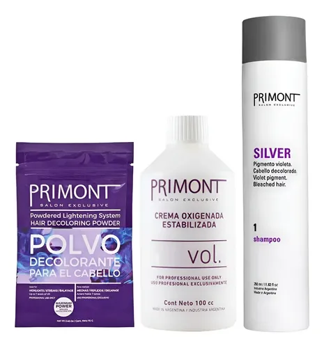 Kit Reflejos Mechas+ Deco+oxidante + Matizador- Primont