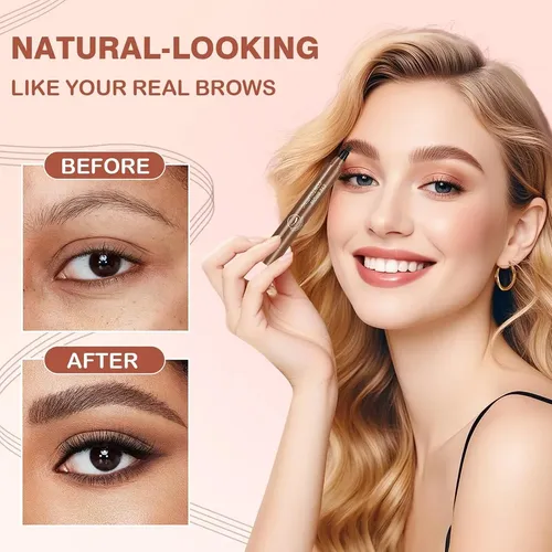 Lápiz Cejas Lanmok, 5 Colores, 4 Puntas, Waterproof