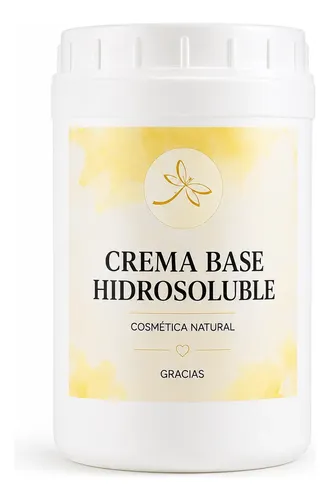 Crema Base Neutra Naturalla 900 Ml Hidrosoluble Hidratante