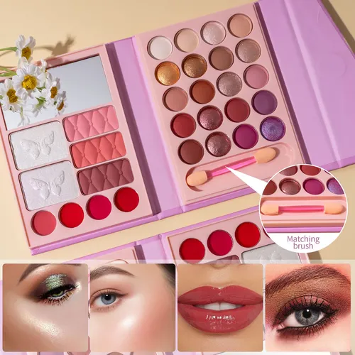 Uratm Makeup Palette Eyes, Lips, Blush, Contour Hang