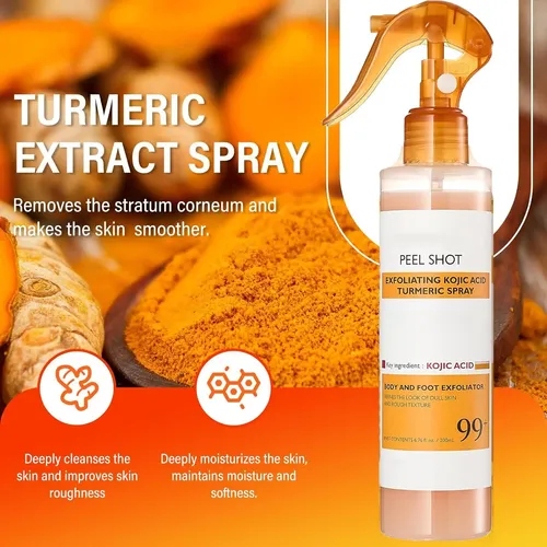 Exfoliante Suave Corporal Con Queratina Y Cúrcuma 200 Ml