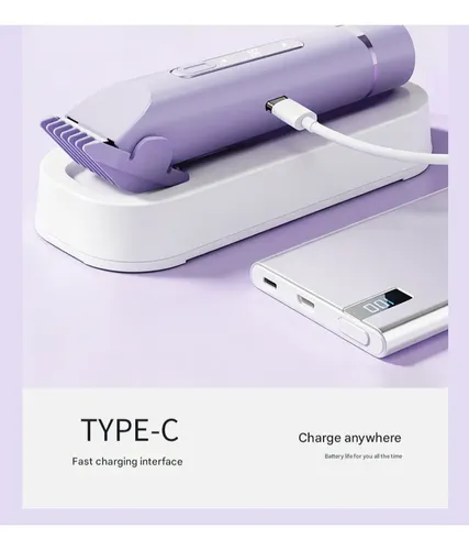 Rasuradora Eléctrica Recargable For Mujer Uso En Seco #