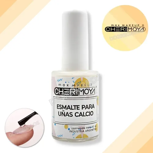 Esmalte Para Uñas Calcio Cherimoya 10ml Manicuria Esculpidas