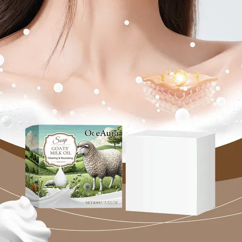 Jabón Blanqueador De Leche De Cabra For Hombres Y Mujeres .